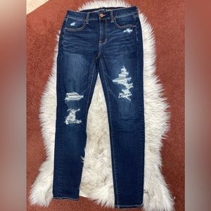 American Eagle Jegging with Destruction